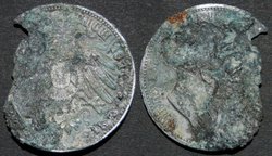 3 Mark 1916 Württemberg Aluminium Pattern Trial Brandschutt.jpg