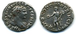 Ancient Counterfeits Trajan Fouree Denarius Genius.jpg
