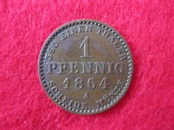 Leopold Friedrich 1817-1871 Cu-1 Pfennig 1864 A (2).JPG