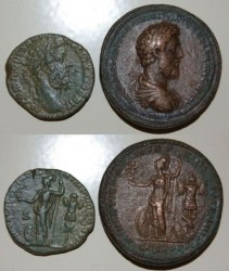 Commodus Medaillon and Sestertius.jpg