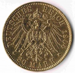 Deutsches Reich 20 Mark 1904 Friedrich II Herzog von Anhalt Seite 2.JPG