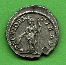 Denar Alexander Severus C. 498 Rv. PROVIDENTIA AVG. Provident. weist auf Globus..jpg