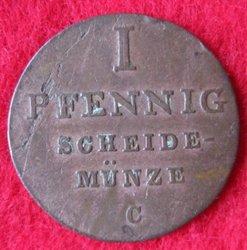 1830-1837 Wilhelm IV. 1 Pfennig, 1831 C, KM 150,3 (2).JPG