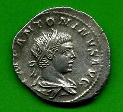 Antoninian Elagabal C. 145; RIC 22. Av. ANTONINVS AVG..jpg