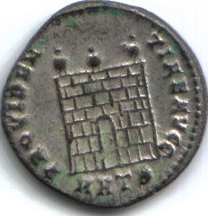 Constantinus I.Follis Silbersud Lagertor..jpg