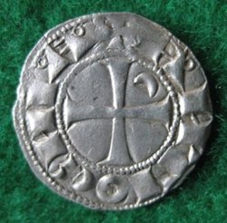 1149-1201 Bohemund III., Denar, Metc (2).JPG