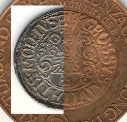 Bauernkriegsgroschen kombiniert.jpg (119.99 KiB) 1779 mal betrachtet Bauernkriegsgroschen kombiniert.jpg