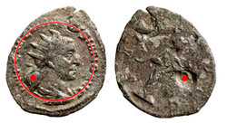 Volusian Antoninian error coin (NF).jpg